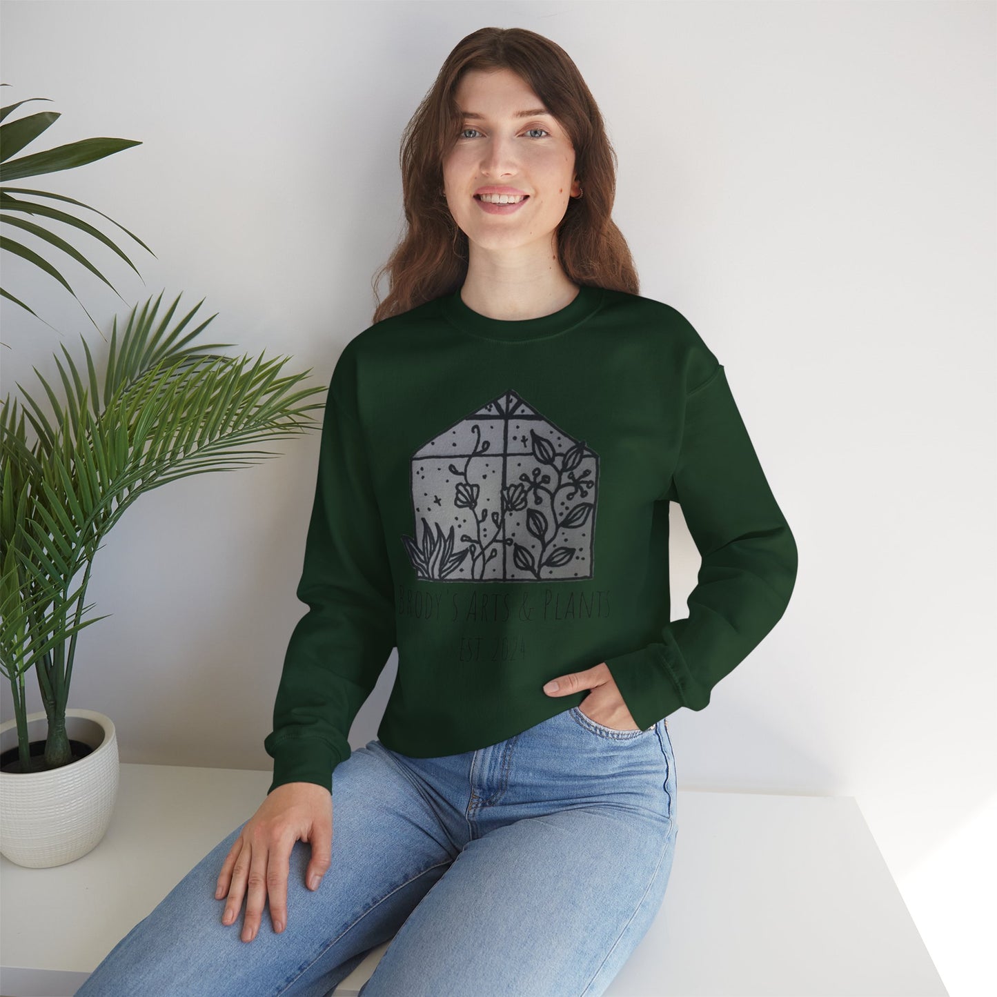 Floral House Sweatshirt