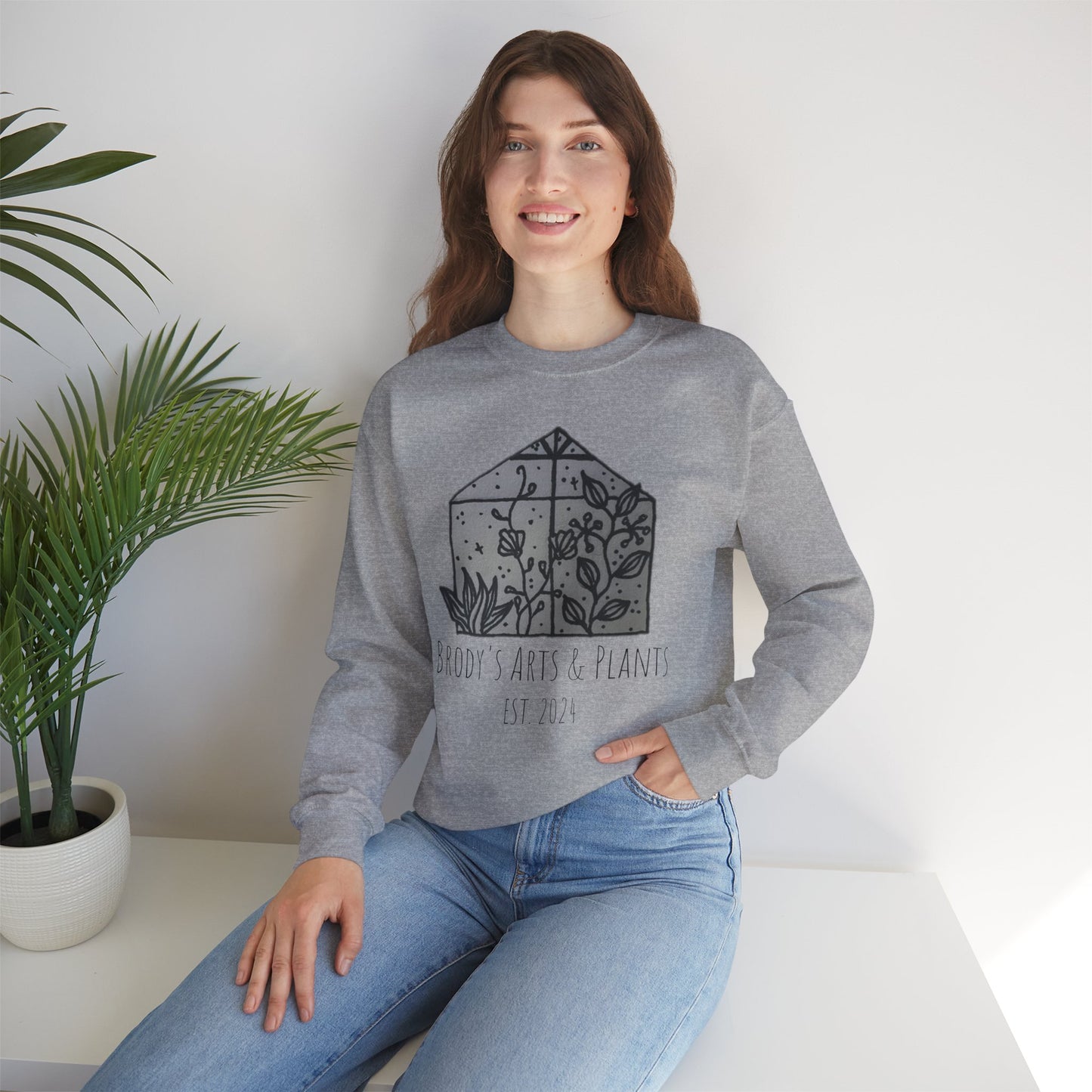 Floral House Sweatshirt